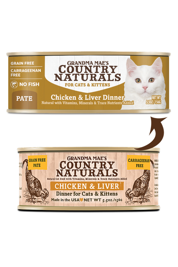Grandma Mae's Country Naturals Chicken & Liver Dinner