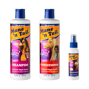 Mane ‘n Tail SPIRIT UNTAMED KIDS SHAMPOO + CONDITIONER WITH DETANGLER SET